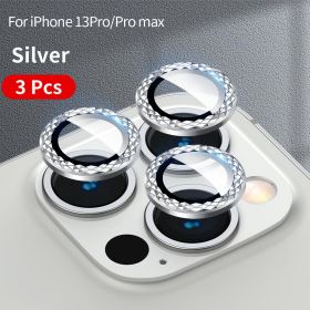 Diamond Eagle Eye Protection Ring Lens Film (Option: Silver-14Pro 14ProMax)