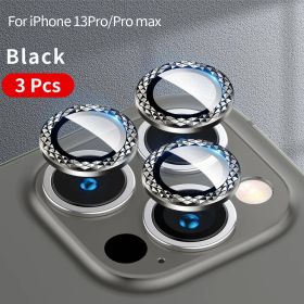 Diamond Eagle Eye Protection Ring Lens Film (Option: Black-14Pro 14ProMax)